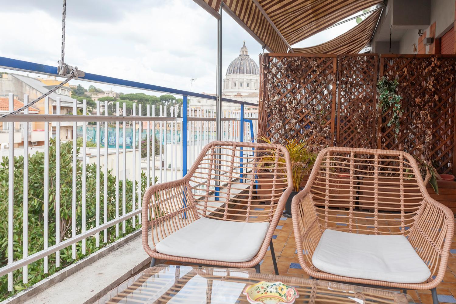 רומא Le Terrazze Del Duca San Pietro Guesthouse מראה חיצוני תמונה