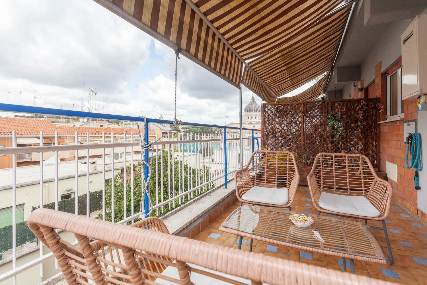 רומא Le Terrazze Del Duca San Pietro Guesthouse מראה חיצוני תמונה